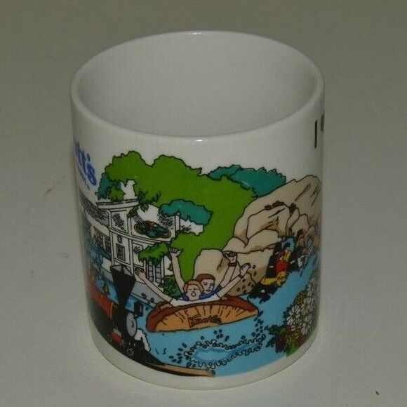 Nice MINTY Knott's Berry Farm Amusement Park I Love My Wife Coffee Mug RARE - Picture 4 of 6